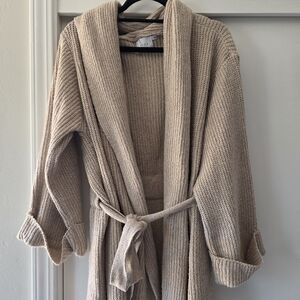 Cozy Knit Belted Cardigan